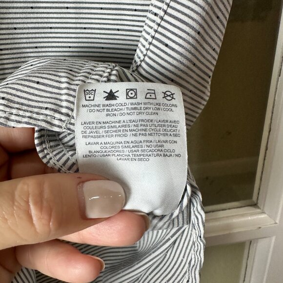 HURLEY Stretch Fit Short Sleeve Button Down Shirt Size Large - Picture 8 of 12